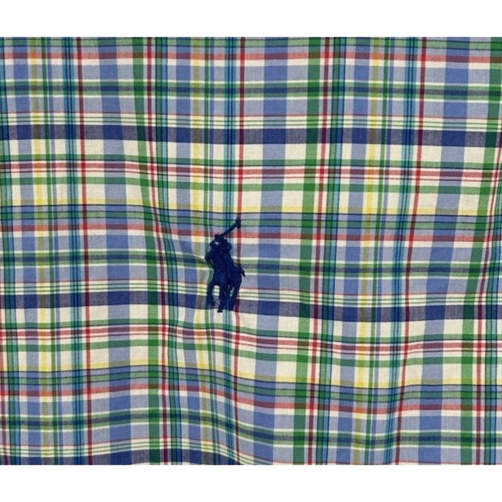 Polo Ralph Lauren Classic Fit Long Sleeve Button Down Multicolored Shirt Medium